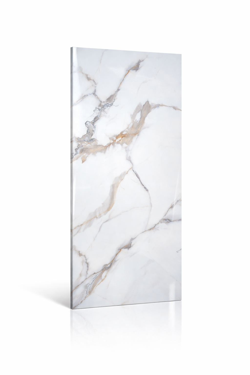 SPC wandpaneel Calacatta Gold marmerlook hoogglans