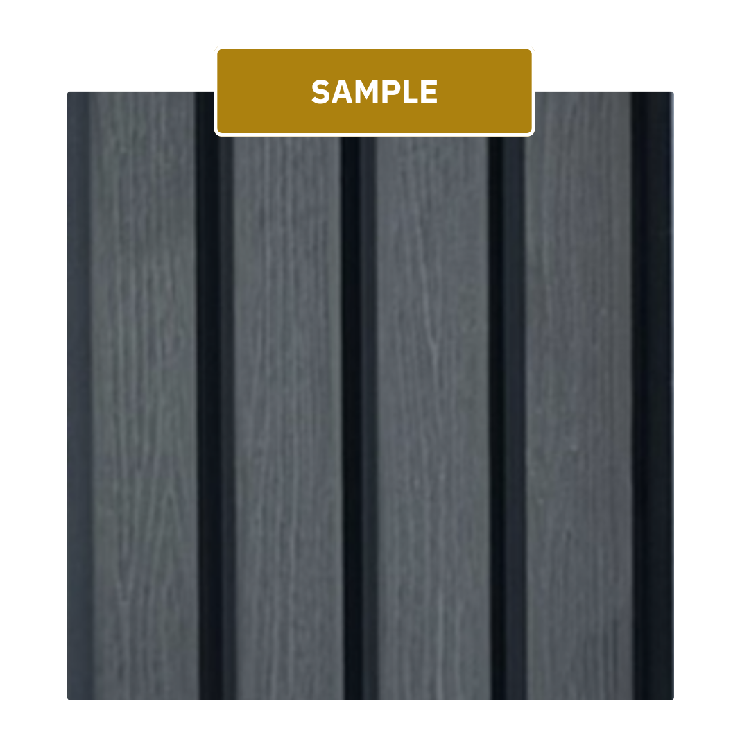 Kleurstaal WPC-paneel Blackwood