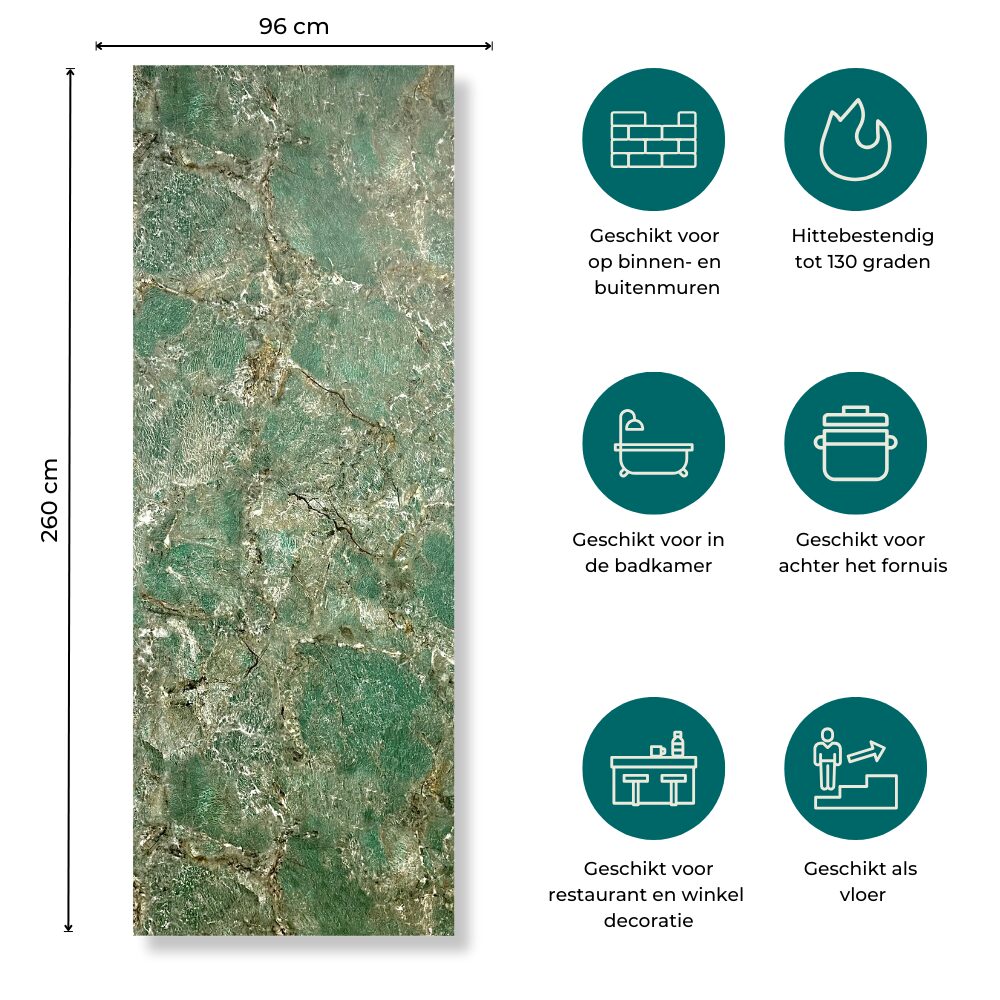 SPC-Marmer-Wandpaneel-MAT-Verde-Green-260x96x0.3cm-Informatie