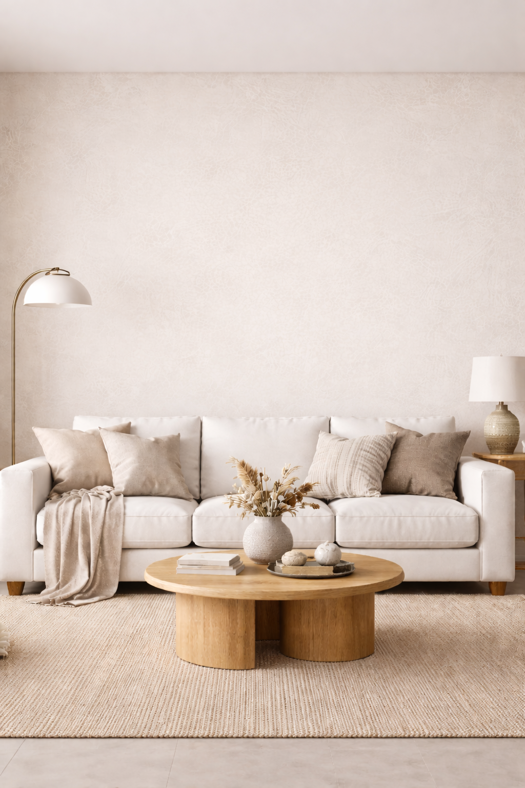 Suède wandpaneel Licht Beige – productvoorbeeld; beschadiging verschilt per exemplaar