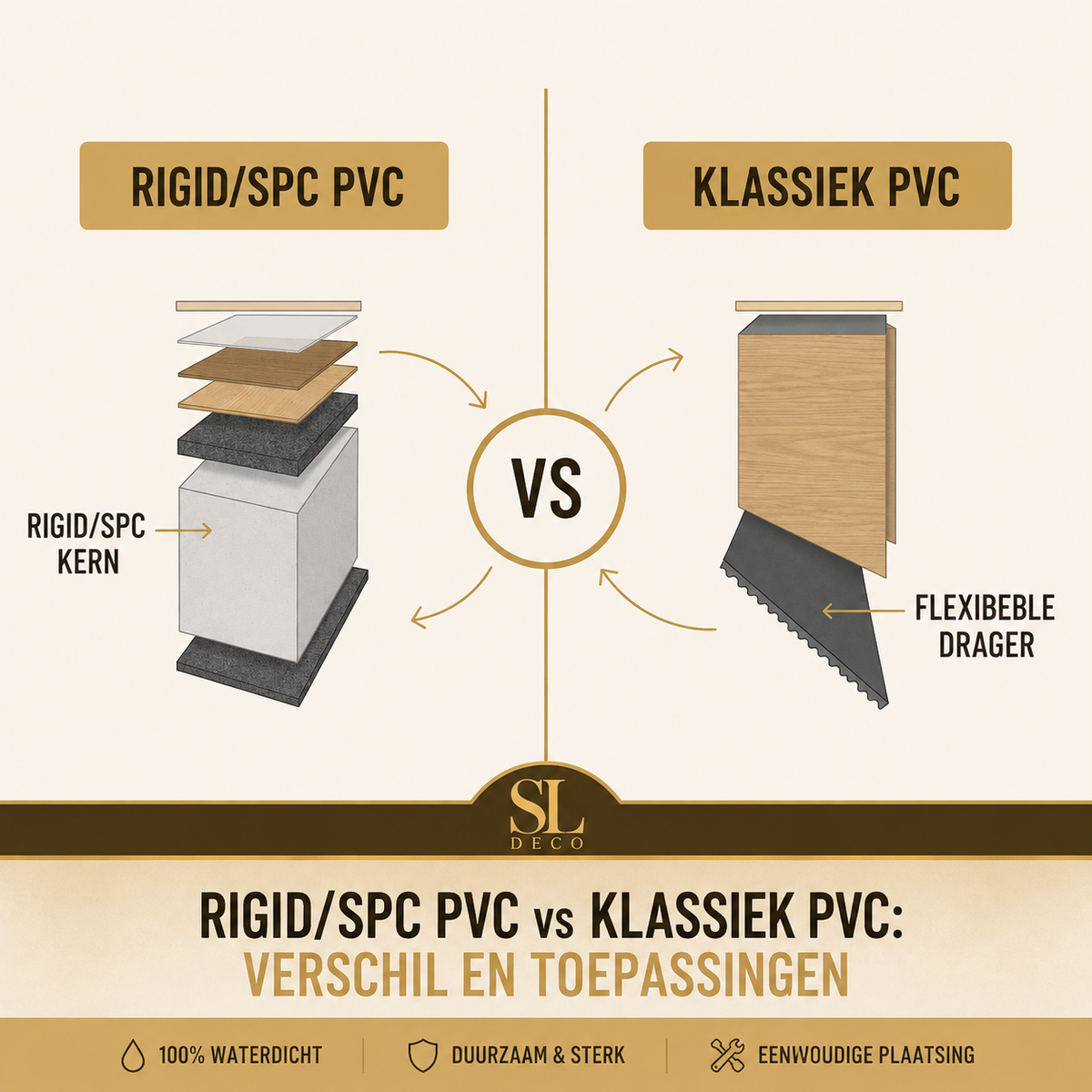 Vergelijking PVC en SPC wandpanelen